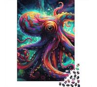 Animal Octopus Puzzles 1000 Pieces Paper Puzzles for Adults And Teenager Family Game Christmas Eve Gifts 1000pcs (38x26cm)