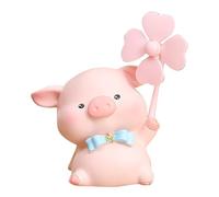Animal Ornament Resin Animal Figurine Decoration for Vehicle Desktop Office Lion Adds Charm and Fun to Your Space (Piggy Type)