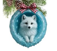 Animal Ornaments - 2D Acrylic Pendants Crafts | Charming Hanging Christmas Tree Decorations with Animals - for Home Bedroom Farm Party Festival Outdoor Wall