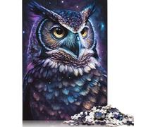 Animal Owl Galaxy Jigsaw Puzzles 1000 Pieces Puzzle Adults Game Jigsaw Toys Teenagers Jigsaw Gifts Wall Decoration 1000pcs (75x50cm)