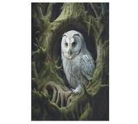 Animal Owl Jigsaw Puzzles for Adults 1000 Pieces Puzzle Brain Teaser And Children Premium Quality Wooden （78×53cm）