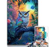 Animal Owl JigsawPuzzle 1000 Pieces for Adults,Challenging To Complete But Fun And Humorous Unique Home Decor And Gifts (50x75cm)
