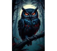 Animal Owl Moon Jigsaw Puzzles for Adults 500 Pieces Educational Toys Challenging Game 500 Piece Puzzles for Adults for The Whole for Women Gifts for Men