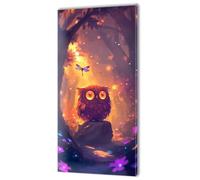 Animal Owl Paint by Numbers, Paint by Numbers for Adults, DIY Oil Painting Kit for Kids Beginner, Hobbies for Adults Women, Canvas Acrylic Paints Craft Set, Room Decor, Gifts for Women 40x80in w-259