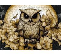 Animal Owl Puzzle - 5000 Piece Jigsaw Puzzles for Adults - The Back Features Printed Letter Guides - The Pieces fit Together Snugly - Wooden Puzzles for Adults - Gifts Family 61.6 X 41.5 Inch s7h-240