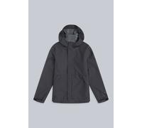 Animal 'Pace' Lightweight Hooded Full Zip Waterproof Outdoor Packable Jacket in Black | Size: 7-8 Years Animal Black 7-8 Years