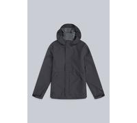 Animal 'Pace' Lightweight Hooded Full Zip Waterproof Outdoor Packable Jacket in Black | Size: 9-10 Years Animal Black 9-10 Years
