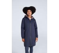 Animal Pace Womens Longline Waterproof Jacket - Navy - Navy - Size: 10