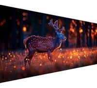 Animal Paint by Numbers Deer Paint by Numbers Kits for Adults Beginner DIY Oil Painting Kits with 3 Brushes Acrylic Pigment Drawing on Color Canvas Craft, Home Wall Decor Gifts 80x160cm g7534-182