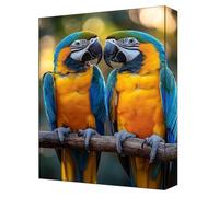 Animal Paint by Numbers for Adults Beginner Kit, 5D DIY Premium Parrot Paint by Numbers with Acrylic Paints and Brushes, Home Wall Art Decor, Perfect Gifts for Christmas, 70x95cm Without Frame G-182