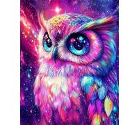 Animal Paint by Numbers for Adults, Owl Paint by Numbers Kits On Colored Canvas, Hobbies for Adults Women, Easy DIY Acrylic Pigment Drawing Paintwork for Women Gifts, 32x44in, Without Frame x-z587