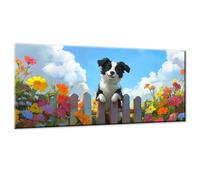 Animal Paint by Numbers for Adults, Paint by Numbers Kits On Canvas, DIY Digital Painting for Adults Beginners with Acrylic and Brushes, Dog Oil Painting Craft Art for Home Wall Decor 32x64 Inch w0-95