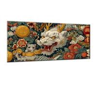 Animal Paint by Numbers for Adults, Paint by Numbers Kits On Canvas, DIY Digital Painting for Adults Beginners with Acrylic and Brushes, Flower Oil Painting Craft for Home Wall Decor 32x64 Inch w0-107