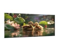 Animal Paint by Numbers for Adults, Paint by Numbers Kits On Canvas, DIY Digital Painting for Beginners with Acrylic and Brushes, Mandarin Duck Oil Painting for Home Wall Decor 20x40 Inch w0-196