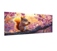 Animal Paint by Numbers for Adults, Squirrel Large Paint by Numbers Kits on Canvas with Acrylic and Brushes, DIY Oil Painting Art Kits for Beginners, Perfect for Gift Home Decor, 12x24 Inch 02w-85