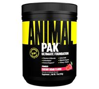 ANIMAL Pak Powder Cherry Bomb - Multivitamin Powder for Sports & Fitness, with Vitamin B Complex, zinc, Minerals & Amino acids - Supplement for Energy, Immune System & Muscle Building, 429 g