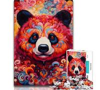 Animal Panda 1000 Piece Jigsaw Puzzle for Adults Teens,Challenging Game Gifts for Is Ideal As A Gift for The Whole Family (50x75cm)