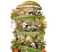 Animal Panda 300 Piece Jigsaw Puzzle for Adults, Creativity, Challenging and Difficult Puzzle, Brain Teaser Puzzles for Adults 300 Pieces for The Whole for Women, Men