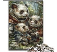 Animal Panda Art 2000 Pieces Jigsaw Puzzles For Teens And Adults, Family Entertainment Toys Is Ideal As A Gift for The Whole Family (70x100cm)