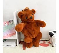 Animal Panda Backpack - Plush Fabric 13.35x9.46x5.12in | Bear Preschool Rucksack Lightweight School Bag Kindergarten Bookbag For Pencils Toys Small Books Food In Travel Nursery And Daily Use