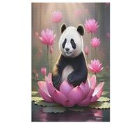 Animal Panda Wooden Jigsaw Puzzles 1000 Piece Puzzle For Adults. Challenging To Complete But Fun And Humorous Jigsaws 78×53cm