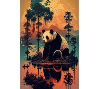 Animal Pandas 300 Piece Jigsaw Puzzles for Adults Colourful Fun Challenging & Brainteasing Educational Learning Gift Present for Children Boys Girls 300 Piece Puzzle for Adults