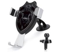 Animal Panther Car Phone Mount Universal Auto Phone Holder Adjustable Cellphone Car Mount 360° Rotation, Dashboard & Windshield & Air Vent Strong Suction Cup Phone Stand Compatible with All Smartphone