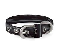 Animal Panther Dog Collar Adjustable Pet Collar Stainless Steel D-Ring Collar Oxford Cloth Cat Collar Strap with Metal Buckle for Small Medium Dog