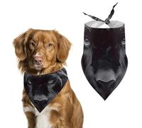 Animal Panther Printed Pet Scarf Polyester Triangle Scarf - One Size (27.6in X 11.8in)