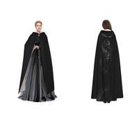 (Animal Panther) Unisex Hooded Cloak Cape Robe Cosplay Halloween Christmas Fancy Dress Costumes For Adults
