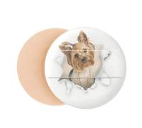 Animal Paper Break Shocks Chihuahua Air Cushion Makeup Foundation Sponge Powder Puff
