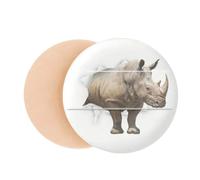 Animal Paper Break Shocks Rhinoceros Air Cushion Makeup Foundation Sponge Powder Puff