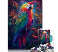 Animal Parrot Adult Jigsaw Puzzles 1000 Pieces,Family Game Stress Reliever Difficult Challenge Artists Collection,Fine Art (38x26cm)