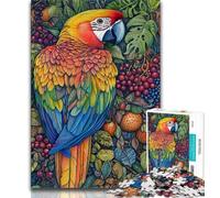 Animal Parrot JigsawPuzzle 1000 Pieces for Adults,Challenging Game And Family Play for Is Ideal As A Gift for The Whole Family (38x26cm)