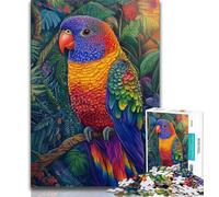 Animal Parrot Jigsaws 1000 Pieces for Teenagers,Educational Games Home Decoration Deal As Gifts for The Whole Family 75x50cm