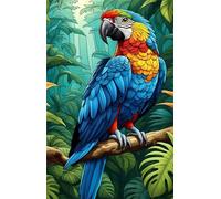 Animal Parrot Tree 2000 Piece Jigsaw Puzzles for Adults Colourful Fun Challenging & Brainteasing Educational Learning Gift Present for Children Boys Girls 2000 Piece Puzzle for Adults