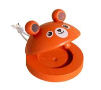 Animal Pattern Castanets, Handheld Percussion Toy, 4 Inches Musical Instrument with String, Cute Children Castanets, Early Education Tool with Colorful Design, Music Accessory for Boys Girls