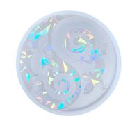 Animal Pattern Silicone Coasters Mold Eight Diagrams Shaped Coasters Resin Mold for Customized Epoxy Art Creation Silicone Resin Molds