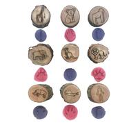Animal Paw Print Stamp,Animal Paw Print Stamps, Small Animal Stamps, Craft Stamps, Wooden Stamp, Art Stamps, Creative Footprint Stamp for Boys, Wire