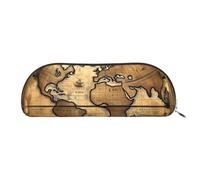 Animal Paw Printed Print Receive Bag Makeup Bag Cosmetic Bags Travel Storage Bag Toiletry Receive Bags Pencil Case Pencil Bag, Ancient Map World Globe, One Size