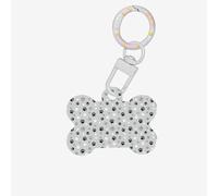 Animal Paw Prints Printing 1 Pc Dog Bone Shape Id Tags Double Sided with Key Ring Craft for Pets
