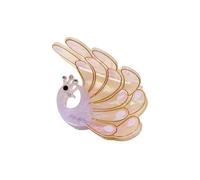 Animal Peacocks Design Acetate Hair Claw Clip Women Girls Stylish Hair Grip Event Daily Wear Acetate Accessories For Women