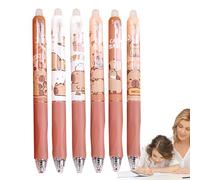 Animal Pencils, Cute Animal Pencils | 6X Kids Cartoon Retractable Snake: Class Reward Prizes, 0.5mm Gel Pens, Stationery,