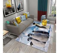 Animal Penguin Area Rugs 80 X 160 Cm, Soft Flannel Carpet 3D Print, Non-Slip/Non-Shedding Washable Rug For Children'S Room Bedroom Living Room And Dining Room Home Decoration -5905572079543