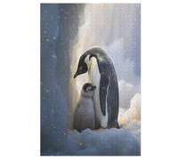 Animal Penguin Jigsaw Puzzles, Wooden Puzzle Gift for Adult Toys for Adults Educational 1000 for Kid Teen Age 12 Toy 78×53cm
