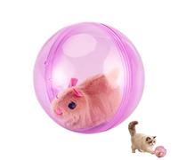 Animal Pet Rolling Ball, Hamster Ball for Cats, Cat Hamster Globe, Portable Moving Sphere for Outside, Large Size Toy for Humans and Pets to Enjoy Daily Play and Exercise (A)