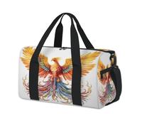 Animal Phoenix Sports Duffel Bag Weekend Overnight Bag Tote Holdall Casual Travel Gym Duffel Bags for Kids Girls Boys Women Men