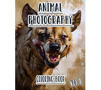 Animal Photography Coloring Book: Vol 8 About Grayscale Photos of Wild And Domestic Animals Pets Birds Natural Wildlife From Different Biomes. High ... For Mindful Fun Relaxation And Stress Relief