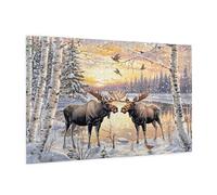 Animal Piece Jigsaw Puzzle 1500 Jigsaw Puzzles for Adults Forest Impossible Puzzle Challenging High Difficulty Family Activity, Gift Box Packaging, Great Gift Idea for Family Friends 87x57 CM -1313y