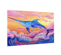 Animal Piece Jigsaw Puzzle 1500 Jigsaw Puzzles for Adults Landscape Impossible Puzzle Challenging High Difficulty Family Activity, Gift Box Packaging, Great Gift Idea for Family Friends 87x57 CM -160y